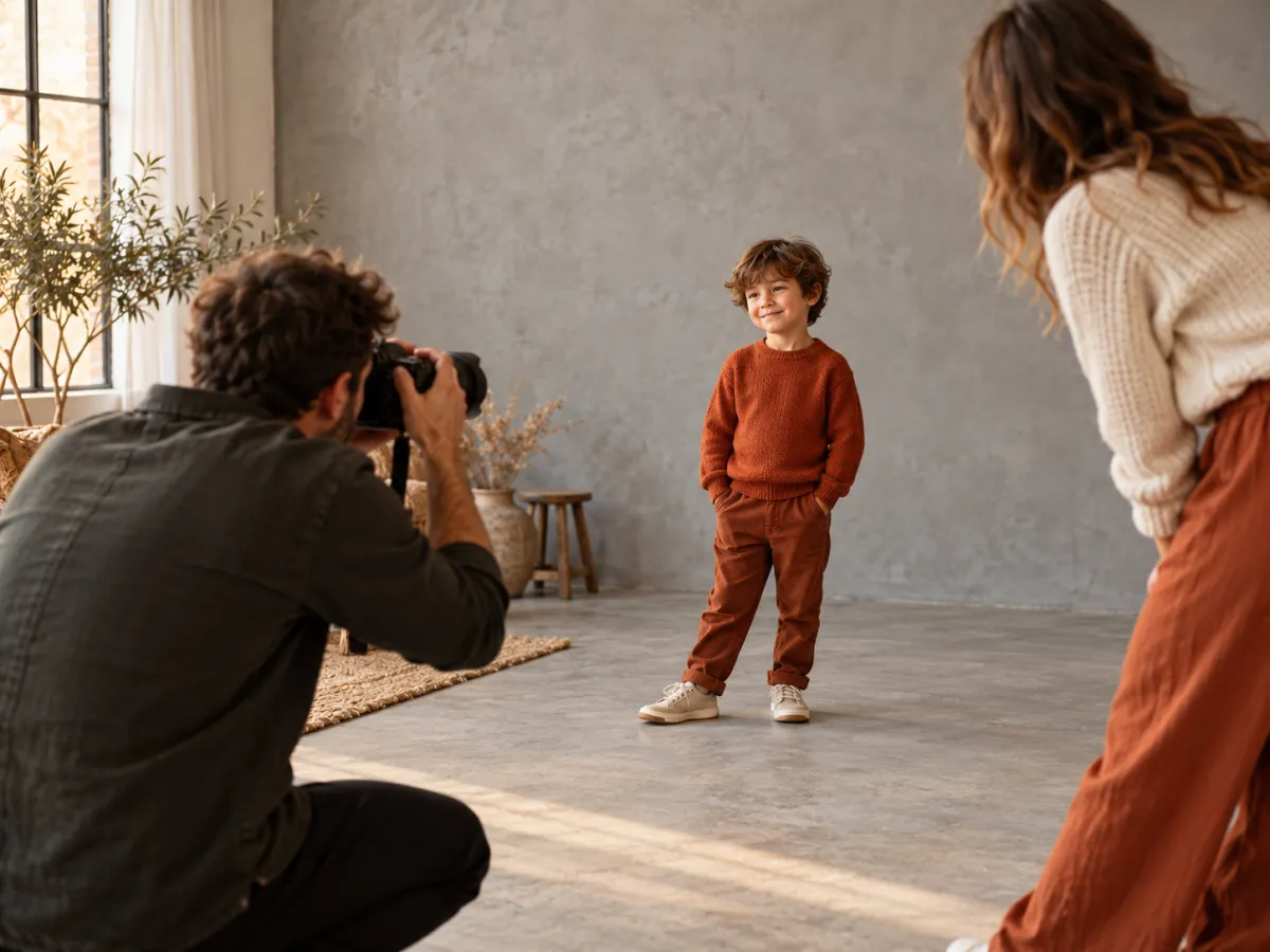 Çocuk Oyuncu Portfolyosu İçin Fotoğraf Çekimine Hazırlık